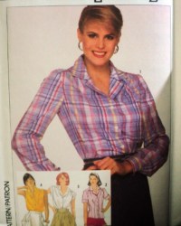 7662 YOKE BUTTON COLLAR SHIRTS SLEEVES OR NOT 86 PATTERN 14